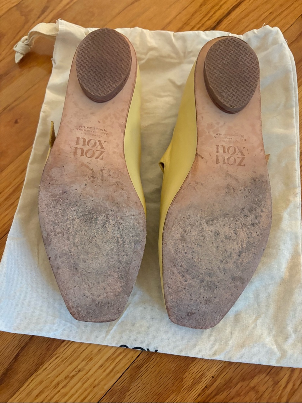 Zou Xou Butter Yellow Mary Jane’s size 9 - Picture 4 of 5
